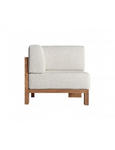 Módulo Sofá Esquinero Testa Madera De Teka Reciclada 86x86x83 Estilo Colonial - 1
