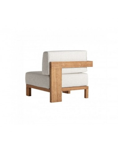 Módulo Sofá Esquinero Testa Madera De Teka Reciclada 86x86x83 Estilo Colonial - 4