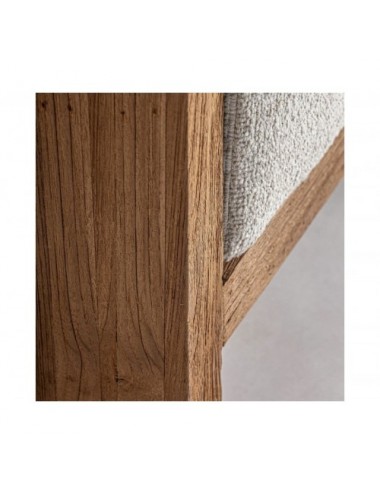 Módulo Sofá Esquinero Testa Madera De Teka Reciclada 86x86x83 Estilo Colonial - 5