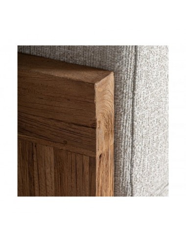 Módulo Sofá Esquinero Testa Madera De Teka Reciclada 86x86x83 Estilo Colonial - 6