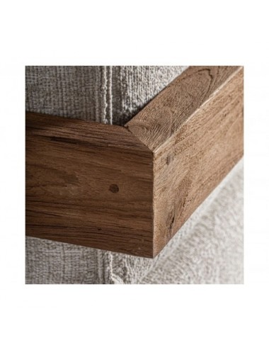 Módulo Sofá Esquinero Testa Madera De Teka Reciclada 86x86x83 Estilo Colonial - 8
