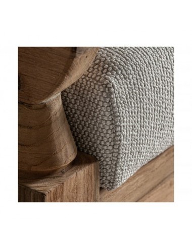 Sofá Jodphur Madera De Teka Reciclada 250x128x80 Estilo Colonial - 6