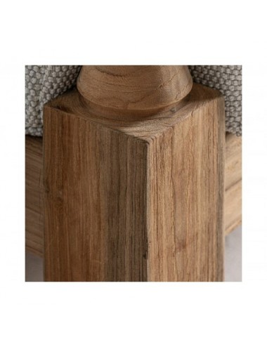 Sofá Jodphur Madera De Teka Reciclada 250x128x80 Estilo Colonial - 7