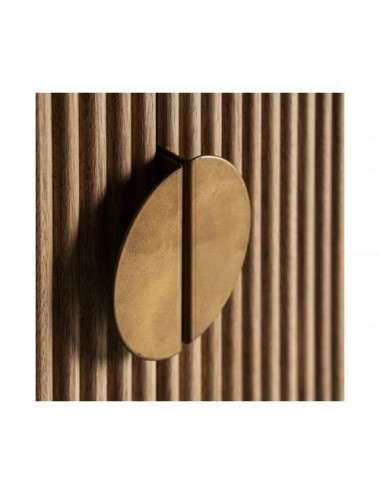 Armario Zerf Madera De Mango 100x45x152 Estilo Contemporáneo - 3