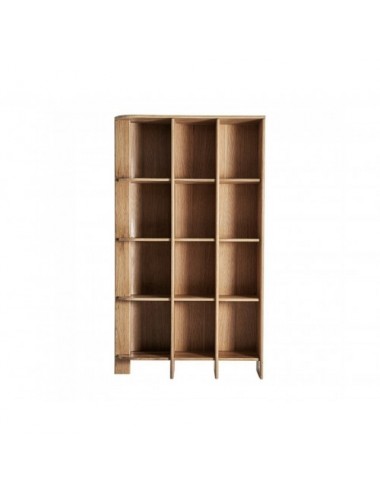 Estanteria Nara Madera Roble 120x40x210 Estilo Contemporáneo - 1