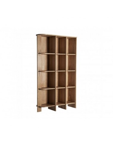 Estanteria Nara Madera Roble 120x40x210 Estilo Contemporáneo - 1