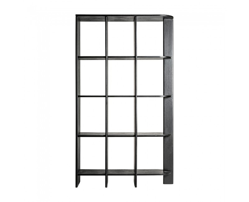 Estanteria Nara Madera De Mango 120x40x210 Estilo Contemporáneo - 1