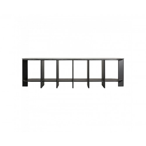 Estanteria Nara Madera De Mango 240x54x66 Estilo Contemporáneo - 1