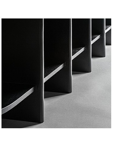 Estanteria Nara Madera De Mango 240x54x66 Estilo Contemporáneo - 6