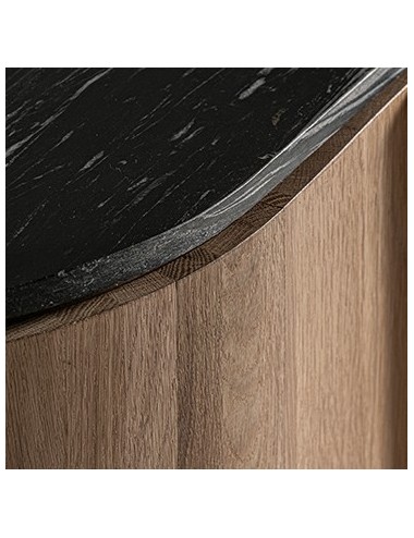 Aparador Nara Madera Roble 240x54x55 Estilo Contemporáneo - 4