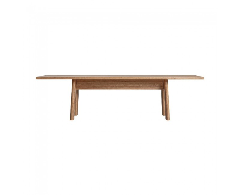 Mesa Comedor Nara Madera Roble 280x105x74 Estilo Contemporáneo - 1