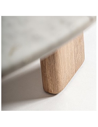 Mesa Comedor Nara Mármol 160x160x74 Estilo Contemporáneo - 3