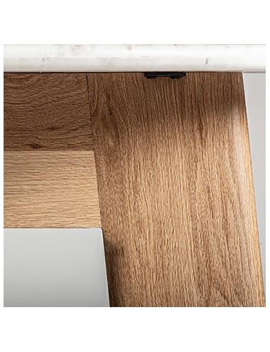 Mesa Comedor Nara Mármol 160x160x74 Estilo Contemporáneo - 5