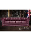Sofá Chesterfield Original de 4 plazas piel Old English - 1