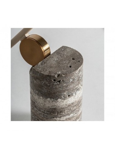 Lámpara De Sobremesa Ivory Mármol 60x13x66 Estilo Art Deco - 1