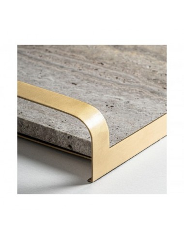 Bandeja Tetbury Bronce 50x30x8 Estilo Art Deco - 3