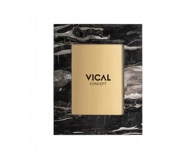 Marco De Foto Bronce 24x16x30 Estilo Art Deco - 1