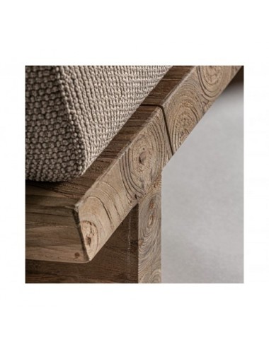 Sofá Pure Madera De Teka Reciclada 265x101x80 Estilo Colonial - 6