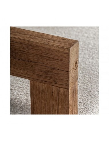 Sillón Testa Madera De Teka Reciclada 85x85x80 Estilo Colonial - 5