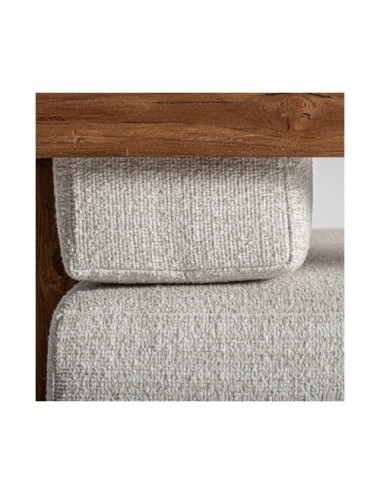 Sofá Testa Madera De Teka Reciclada 240x80x80 Estilo Colonial - 7