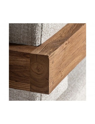 Sofá Testa Madera De Teka Reciclada 240x80x80 Estilo Colonial - 9