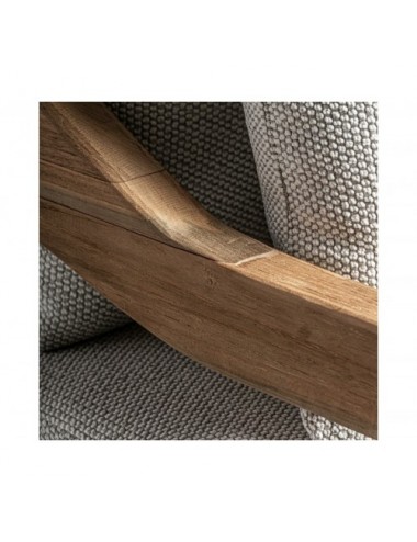 Sofá Jodphur Madera De Teka Reciclada 130x138x92 Estilo Colonial - 8