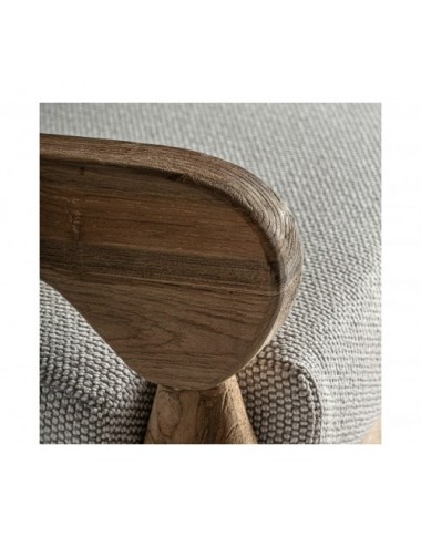 Sofá Jodphur Madera De Teka Reciclada 130x138x92 Estilo Colonial - 13