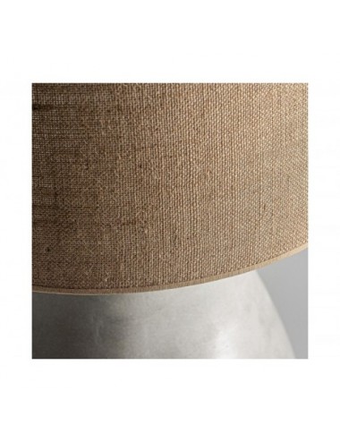 Lámpara De Sobremesa Yute 45x45x73 Estilo Colonial - 1