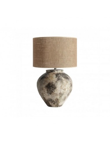 Lámpara De Sobremesa Yute 45x45x73 Estilo Colonial - 1