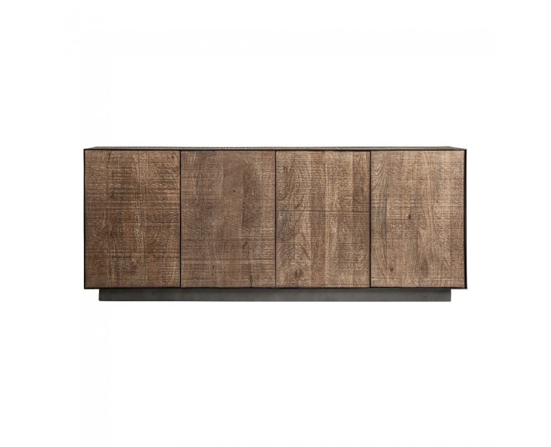 Aparador Krefeld Madera De Mango 200x44x82 Estilo Art Deco - 1