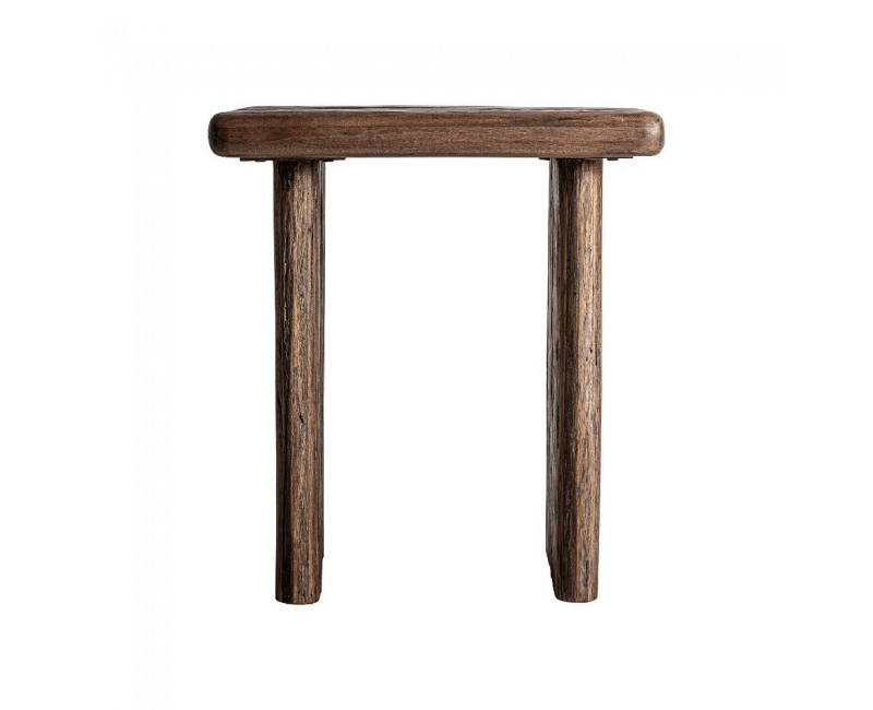 Mesa Auxiliar Toigne Madera Tropical 60x60x65 Estilo Contemporáneo - 1