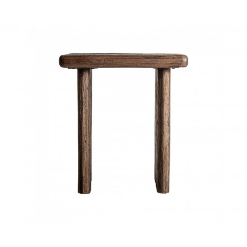 Mesa Auxiliar Toigne Madera Tropical 60x60x65 Estilo Contemporáneo - 1
