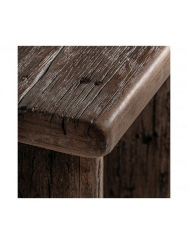 Mesa Auxiliar Toigne Madera Tropical 60x60x65 Estilo Contemporáneo - 3