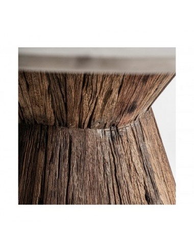 Mesa Comedor Toigne Madera Tropical 120x120x80 Estilo Contemporáneo - 4