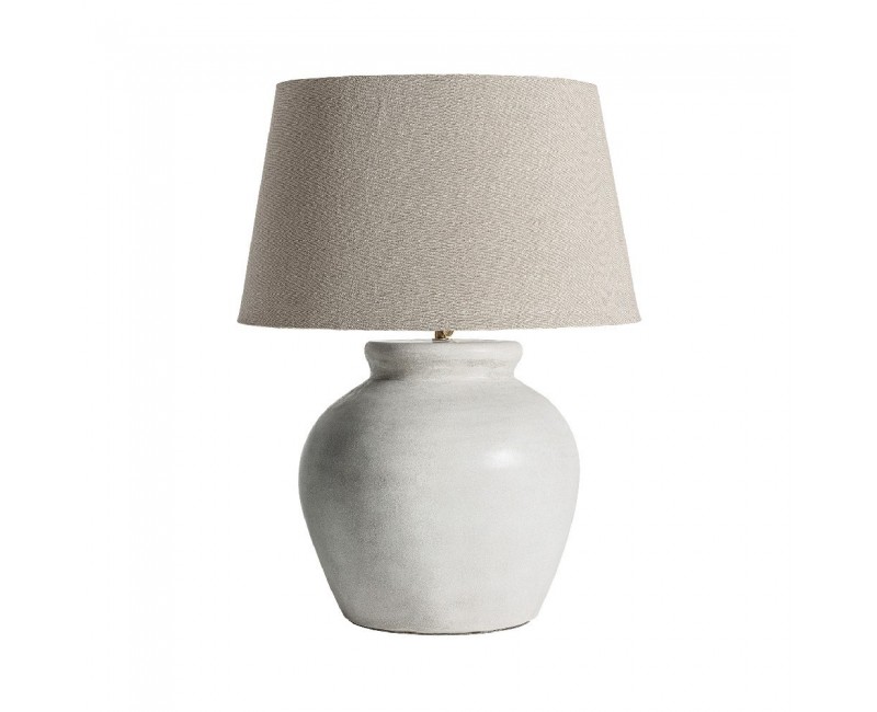 Lámpara De Sobremesa Cemento 50x50x68 Estilo Contemporáneo - 1