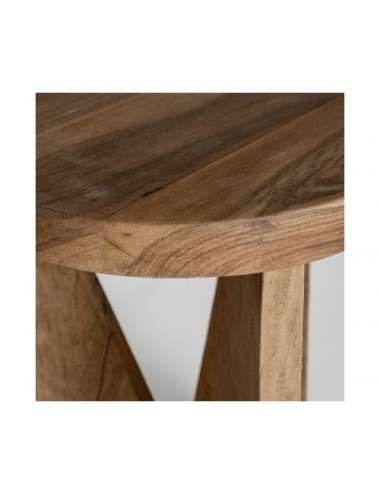 Mesa Auxiliar Cotard Madera Recuperada 46x46x56 Estilo Nórdico - 3