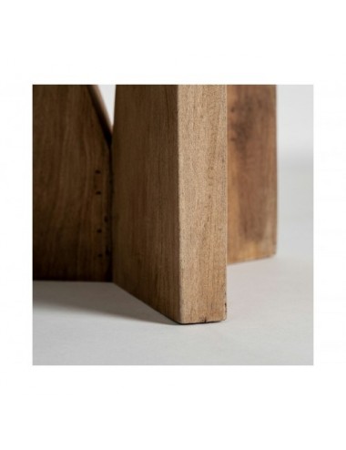 Mesa Auxiliar Cotard Madera Recuperada 46x46x56 Estilo Nórdico - 4