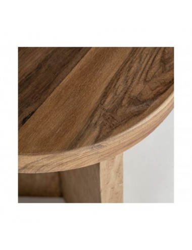 Mesa Auxiliar Cotard Madera Recuperada 46x46x56 Estilo Nórdico - 5