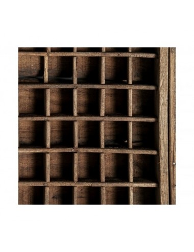 Panel Decorativo Kashere Madera Recuperada 160x7x163 Estilo Étnico - 3