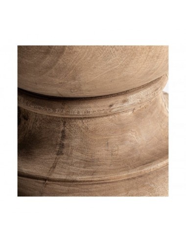 Lámpara De Sobremesa Madera De Mango 56x56x82 - 4