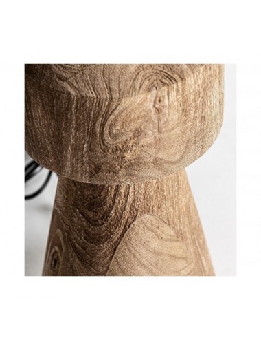 Lámpara De Sobremesa Madera De Mango 41x41x46 - 3