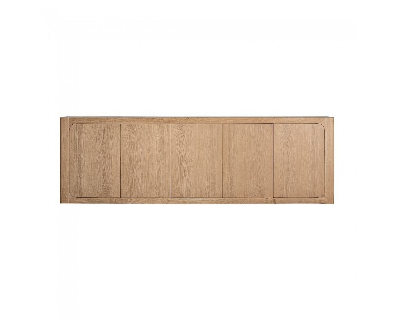 Aparador Zelzate Madera Roble 270x45x85 Estilo Art Deco - 1