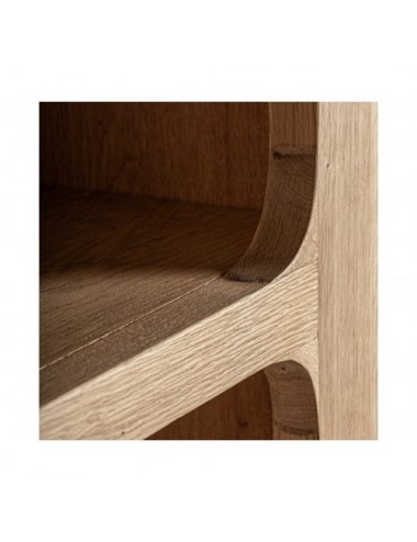Librería Saulge Madera Roble 100x40x200 Estilo Nórdico - 5