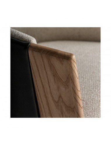 Silla Nara Piel 62x62x74 Estilo Contemporáneo - 6