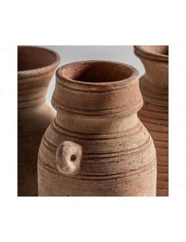 Florero J 3 Terracota 19x13x31 16x16x27 15x14x27 Estilo Clásico - 1