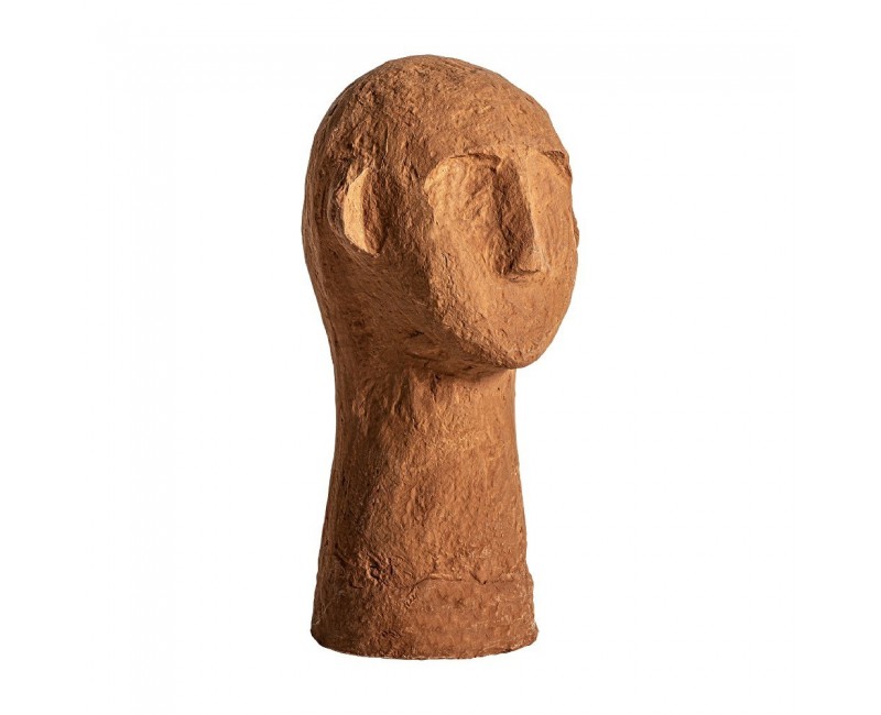 Busto Jam Papel Maché 19x16x35 Estilo Contemporáneo - 1