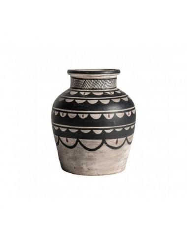 Jarrón Adrien Terracota 28x28x32 Estilo Contemporáneo - 1