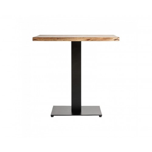 Mesa Bar Tinjat Madera De Acacia 80x80x78 Estilo Industrial - 1