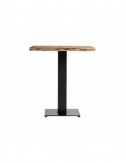 Mesa Bar Tinjat Madera De Acacia 70x70x78 Estilo Industrial - 1