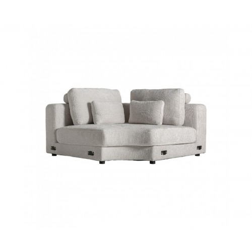 Módulo Sofá Central Deruta Poliéster 140x140x85,5 Estilo Contemporáneo - 1